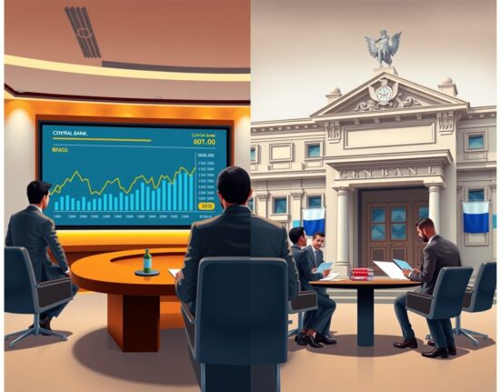 Latin America central banks analysis showing monetary policy divergence across different countries in 2025