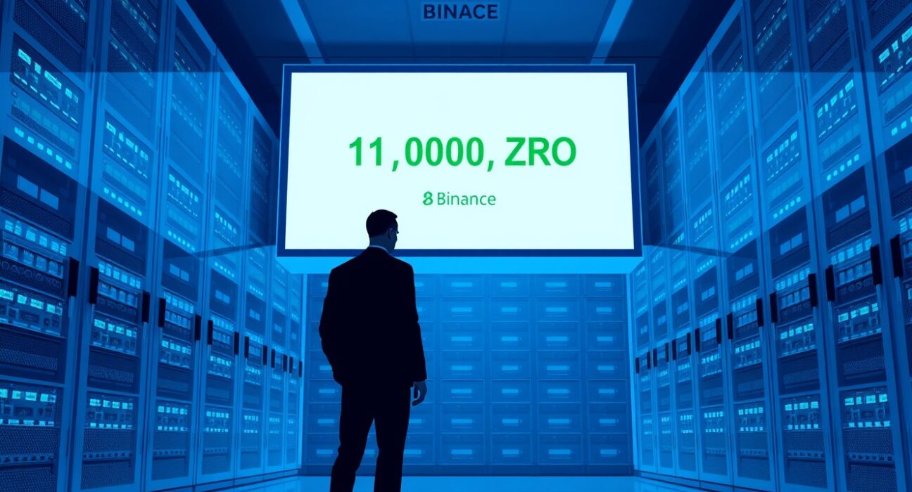 A LayerZero team-linked address deposits 1 million ZRO tokens to Binance, worth $1.4 million, as tracked by Onchain Lens.