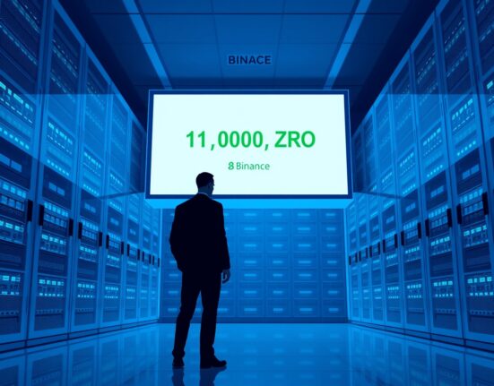 A LayerZero team-linked address deposits 1 million ZRO tokens to Binance, worth $1.4 million, as tracked by Onchain Lens.