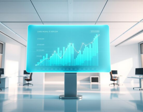 Data visualization of crypto futures open interest growth on LBank Labs exchange