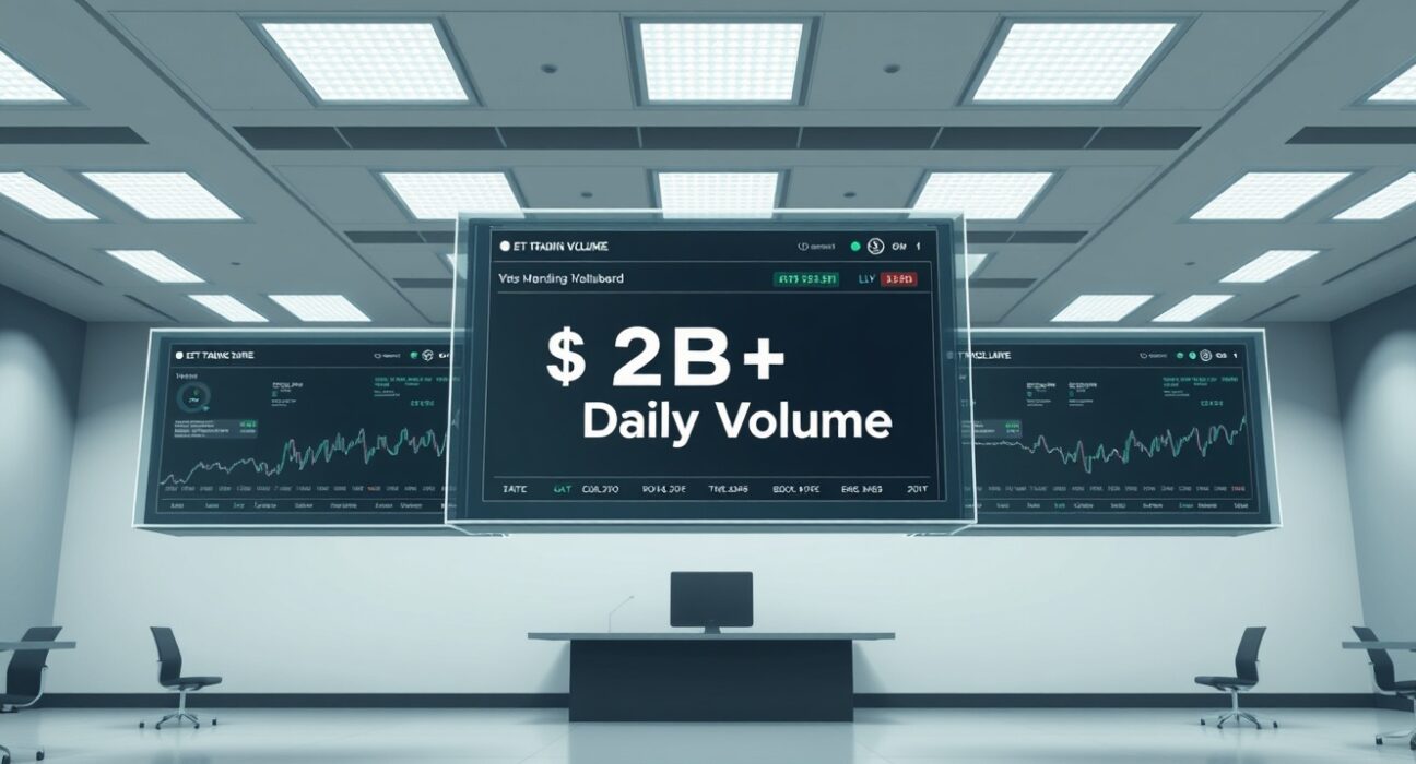 LBank Labs trading dashboard showing $2B+ daily volume for TradFi derivatives with US stock focus