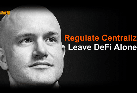 Coinbase CEO: Regulate Centralized Actors but Leave DeFi Alone