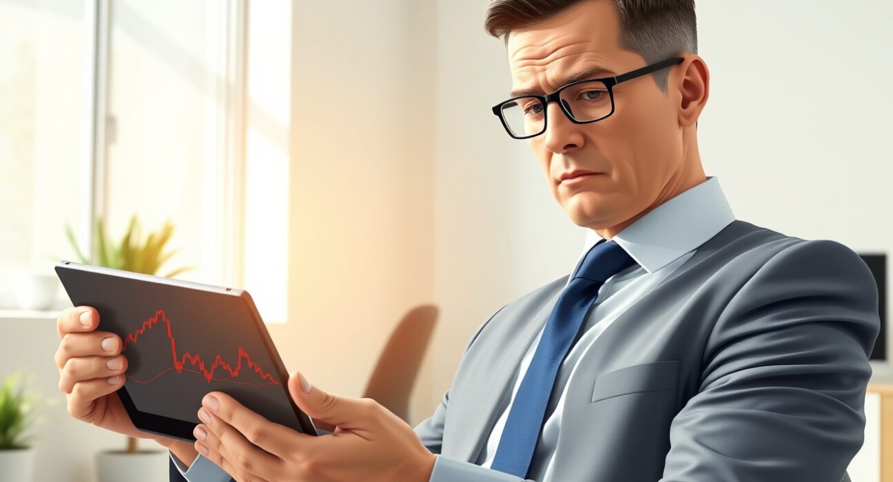 Financial analyst reviews Bitcoin price chart for inverse ETF filing by Leverage Shares