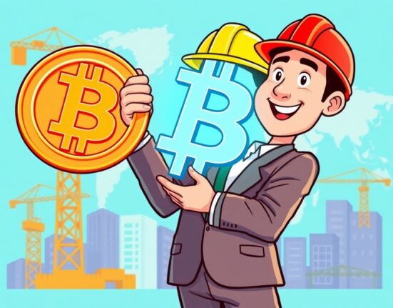 A Japanese executive overseeing a strategic Bitcoin purchase, symbolizing corporate adoption and financial foresight in the crypto space.