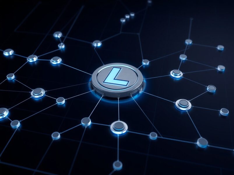 Litecoin network blockchain diagram showing a disruption after a zero-day bug caused a block reorganization