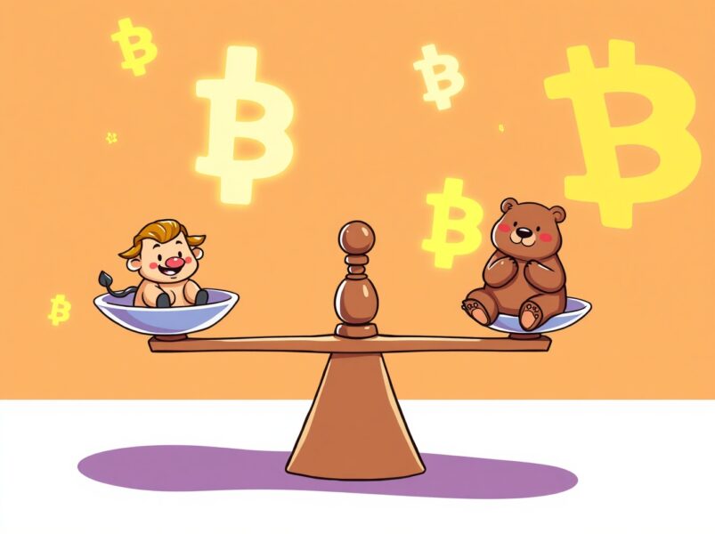 Revealing the Edge: Longs Hold Slight 50.57% Lead in BTC Perpetual Futures