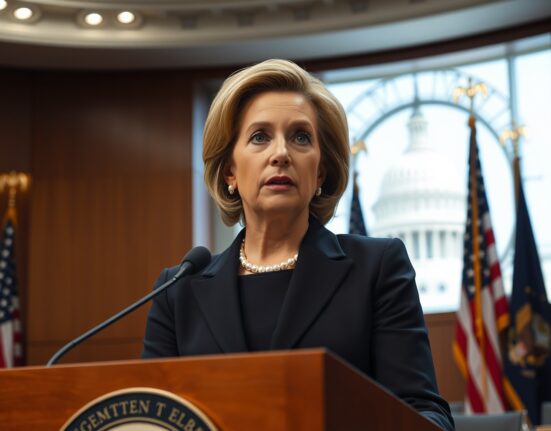 US Senator Cynthia Lummis advocating for the crypto market structure bill CLARITY in Congress.