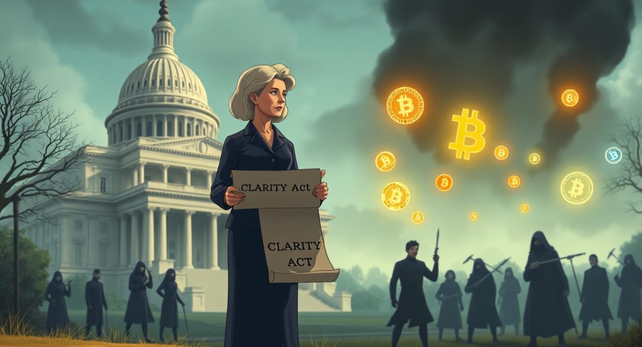 Senator Cynthia Lummis rejects SBF's support for the crypto market structure bill in Washington D.C.