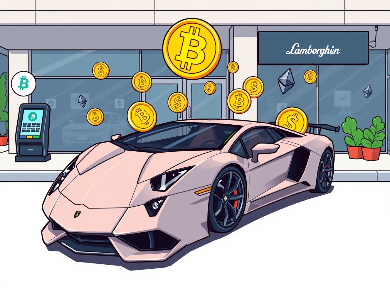 Revolutionary Crypto Payments Arrive at Lamborghini Dealerships via Lyzi