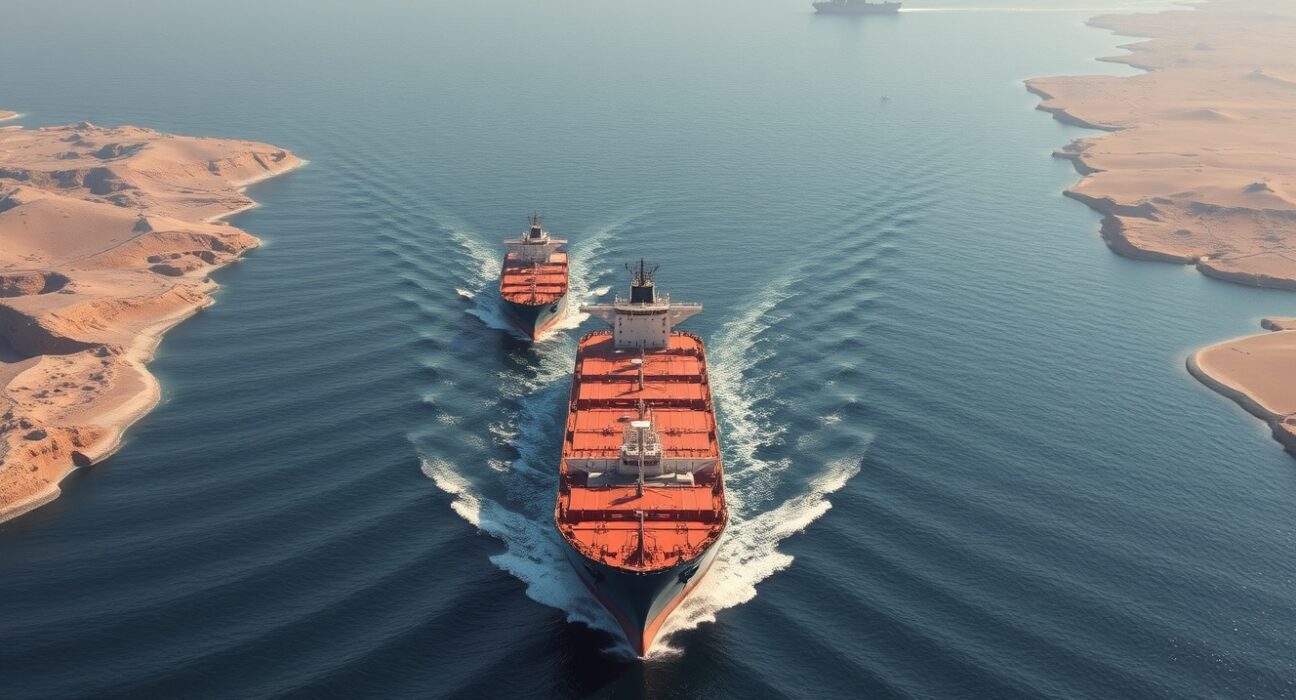 Strategic importance of the Strait of Hormuz for global oil tanker navigation and maritime security