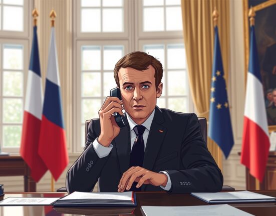 French President Macron urges resumption of US-Iran talks on Middle East security.