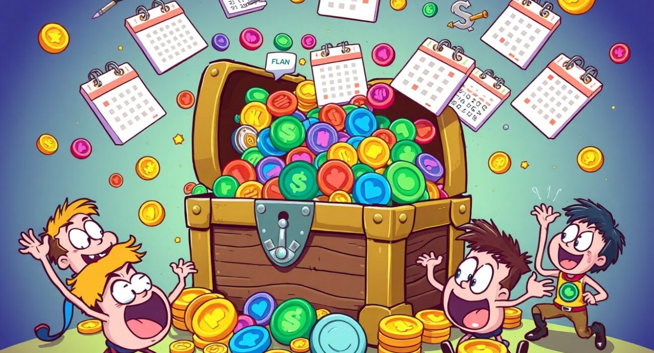 Major token unlocks releasing digital assets from scheduled vesting periods in cryptocurrency market