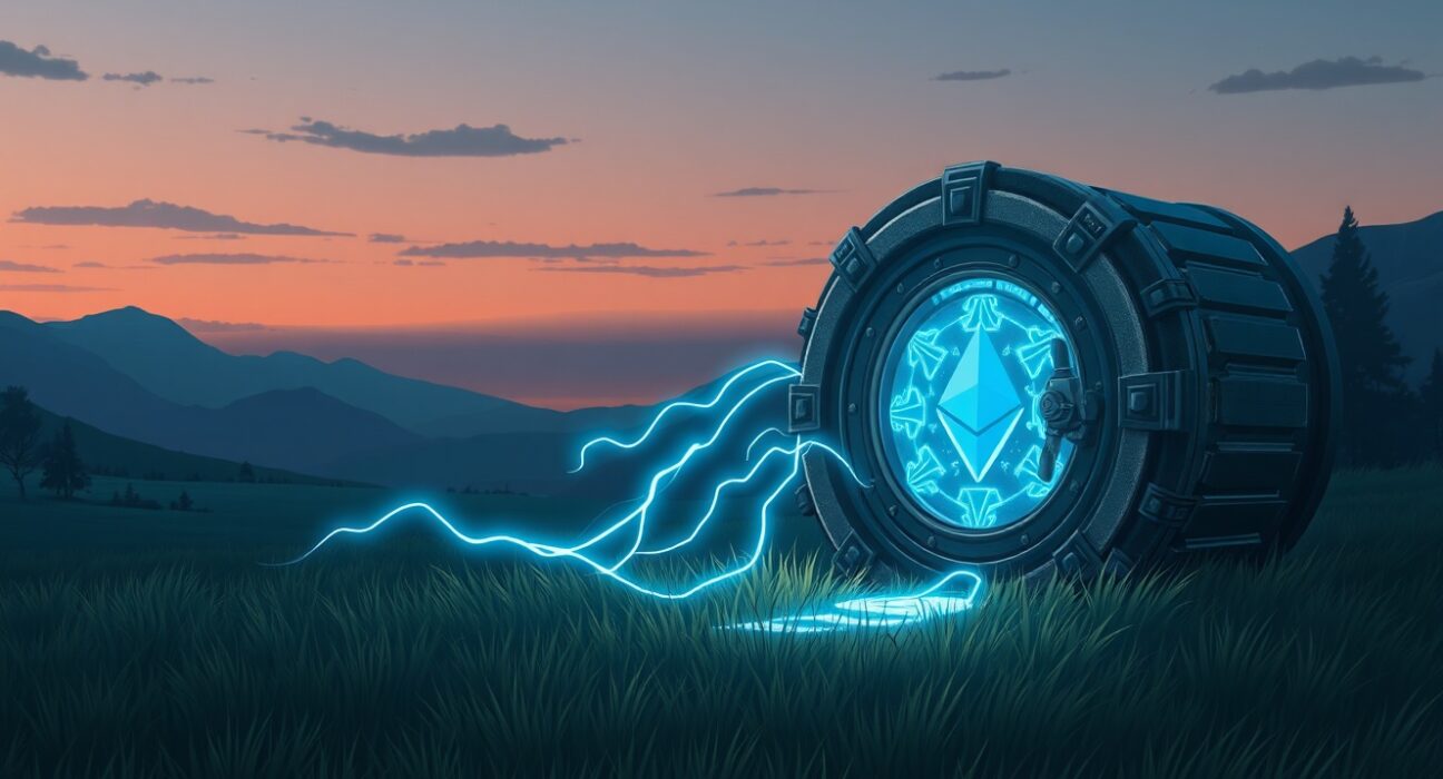 Illustration of the MakinaFi DeFi protocol hack and the $4.1 million in Ethereum stolen.