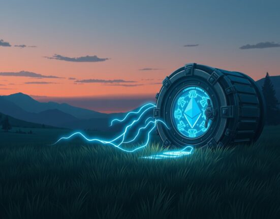 Illustration of the MakinaFi DeFi protocol hack and the $4.1 million in Ethereum stolen.