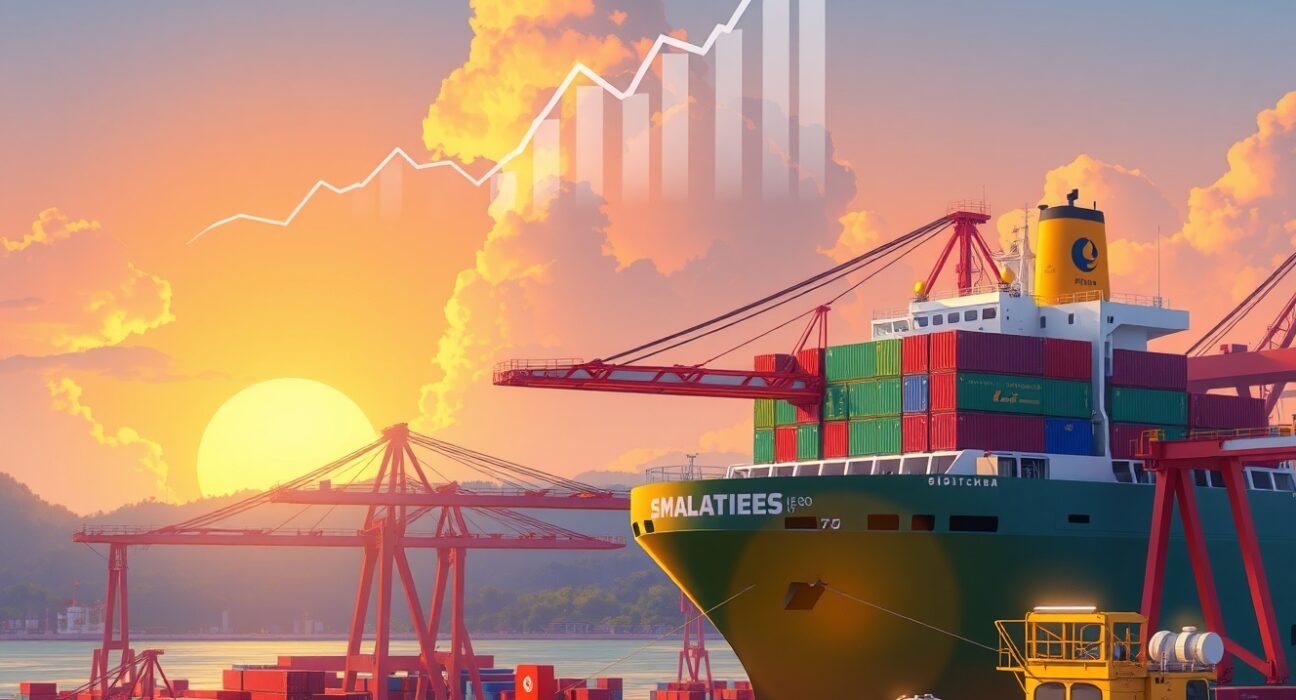 Analysis of Malaysia's export surge and capital inflows strengthening the Malaysian Ringgit currency.