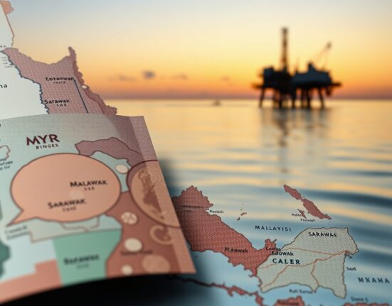 Malaysian Ringgit stability analysis with oil export economic context map.