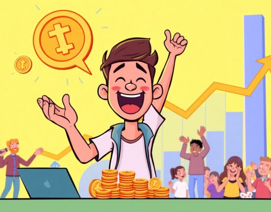 An animated depiction of an investor executing MAPO buybacks, symbolizing commitment to the token's future and community growth.