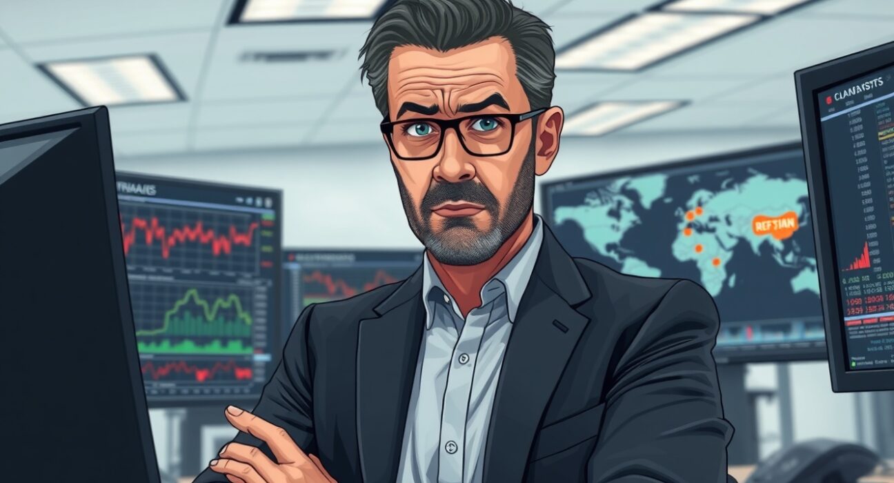 Financial analyst discusses market volatility and geopolitical risk in VanEck report