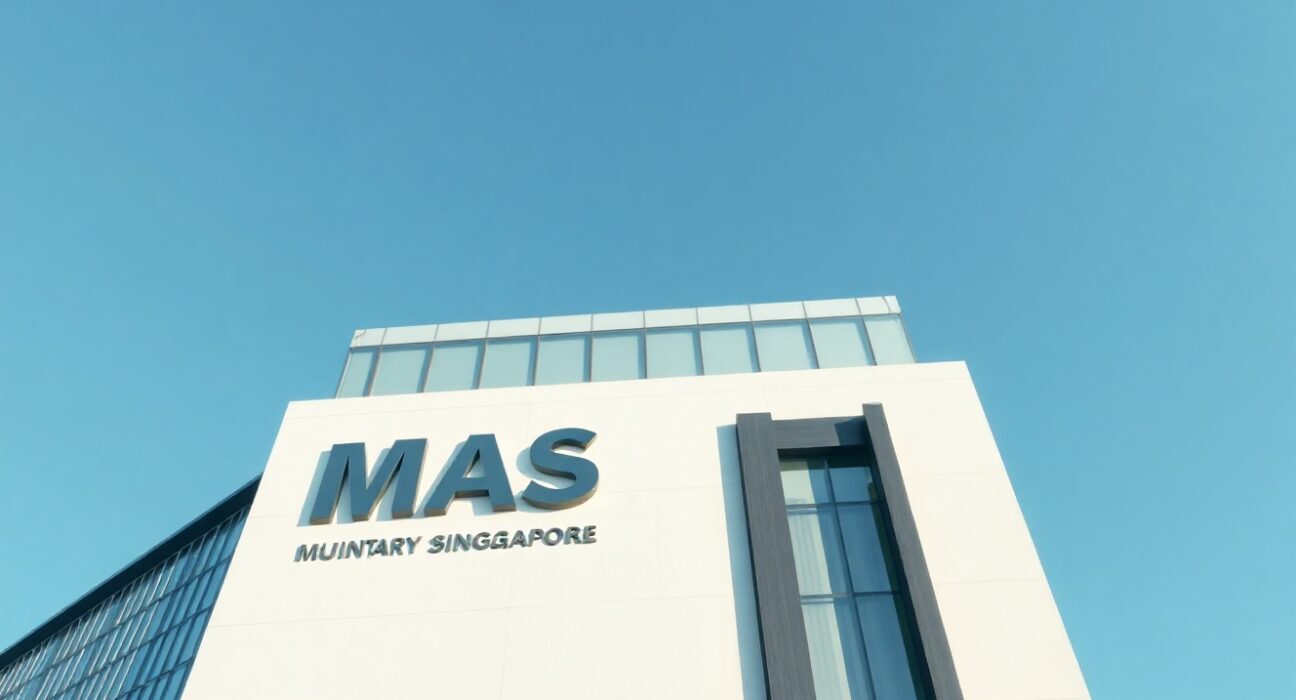 Monetary Authority of Singapore building exterior under clear sky