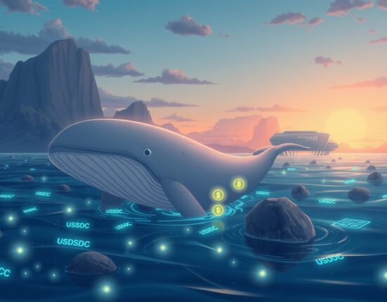 Massive USDC stablecoin transfer to HTX exchange represents significant cryptocurrency market