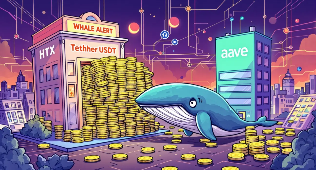 Massive USDT Transfer Shakes Crypto Market: What Does $200M From HTX to Aave Mean?