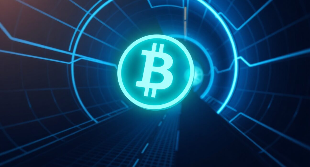Digital representation of a large USDT transfer on a blockchain network