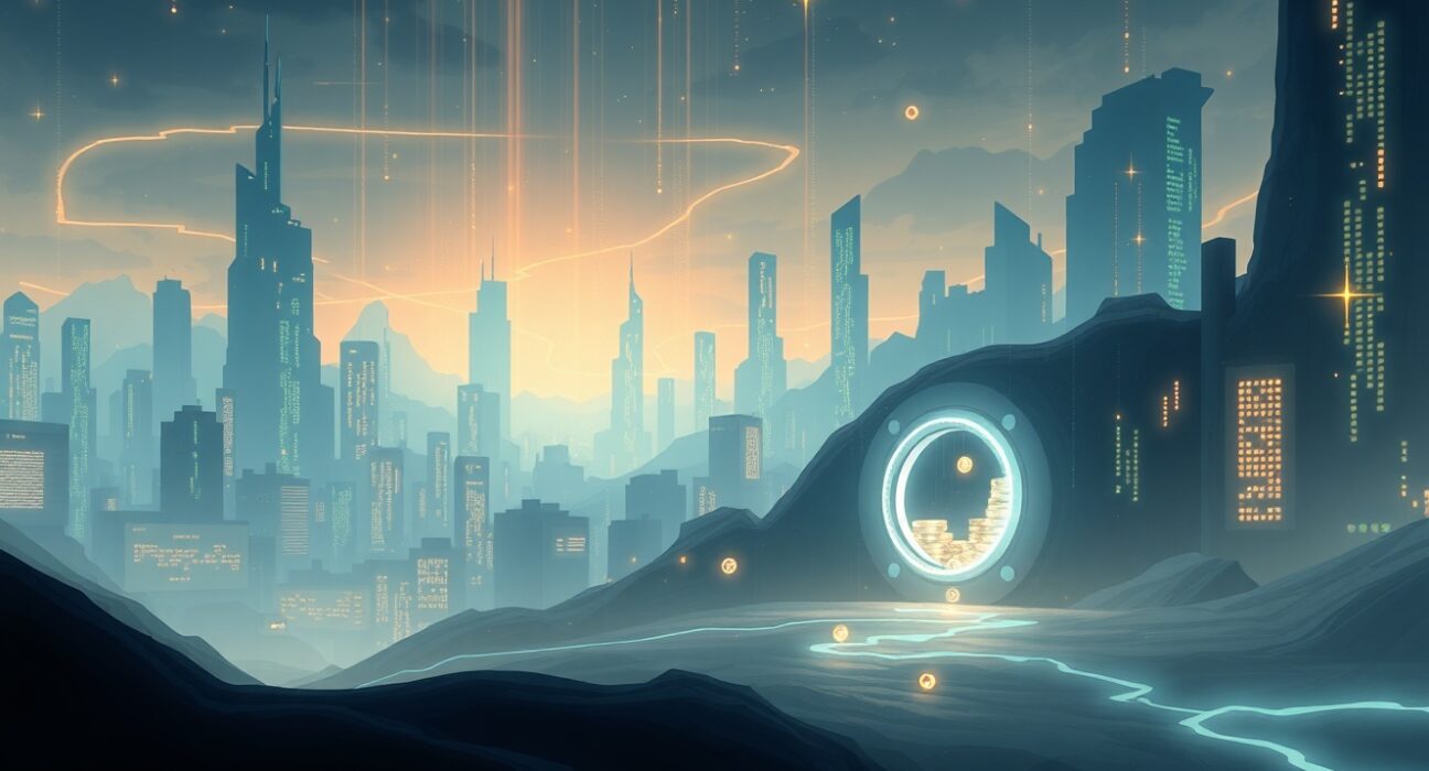 Conceptual art of the Matcha Meta DEX aggregator exploit and smart contract vulnerability.