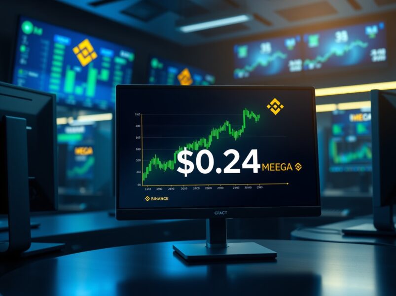 MEGA trades at $0.24 after Binance listing: A historic debut for Megaether