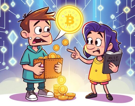 MegaETH token allocation cancellation over hedging violation in cartoon style