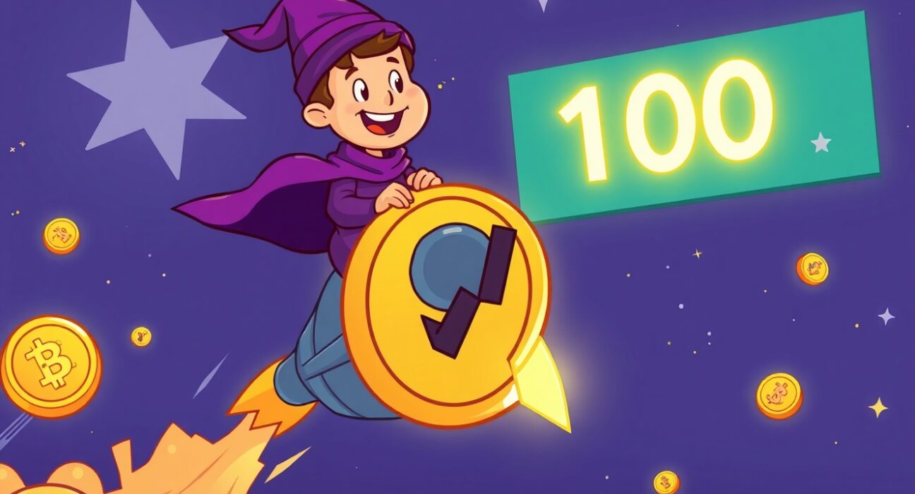 Merlin Chain MERL token magically soaring into the cryptocurrency top 100 rankings.