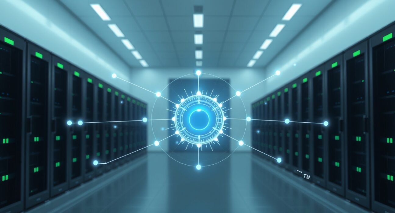 Visual representation of the AI agent network technology central to Meta's acquisition of Moltbook.