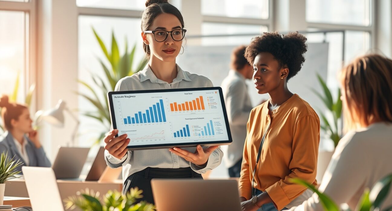 Meta Small Business initiative supporting entrepreneurs with AI technology in collaborative workspace