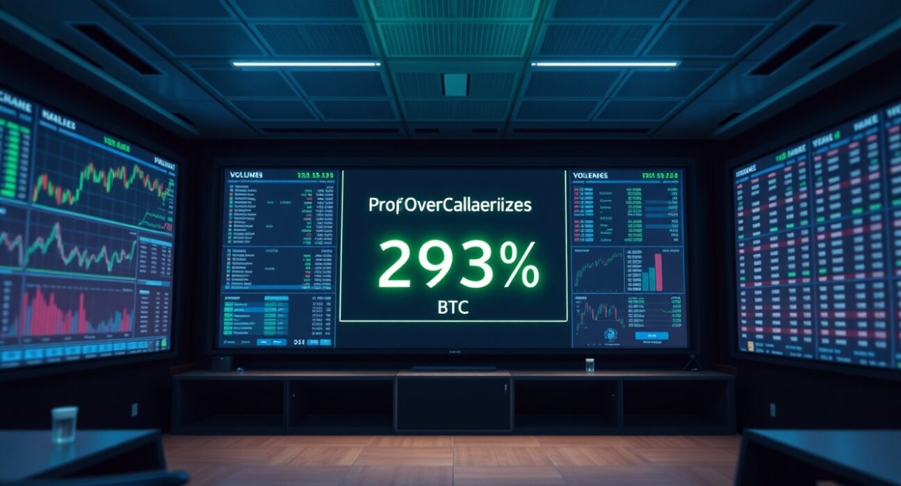 MEXC exchange trading volume dashboard showing $641 billion with overcollateralized Proof of Reserves data in a professional data center setting