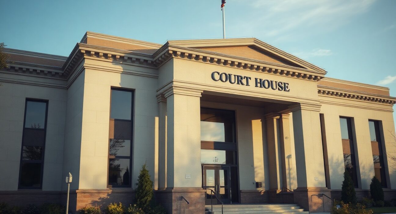 Michigan courthouse where court ruled on Coinbase sports prediction market enforcement