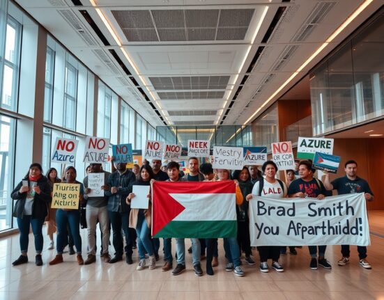Microsoft Protest: Activists Dramatically Disrupt Headquarters Over Azure Contracts