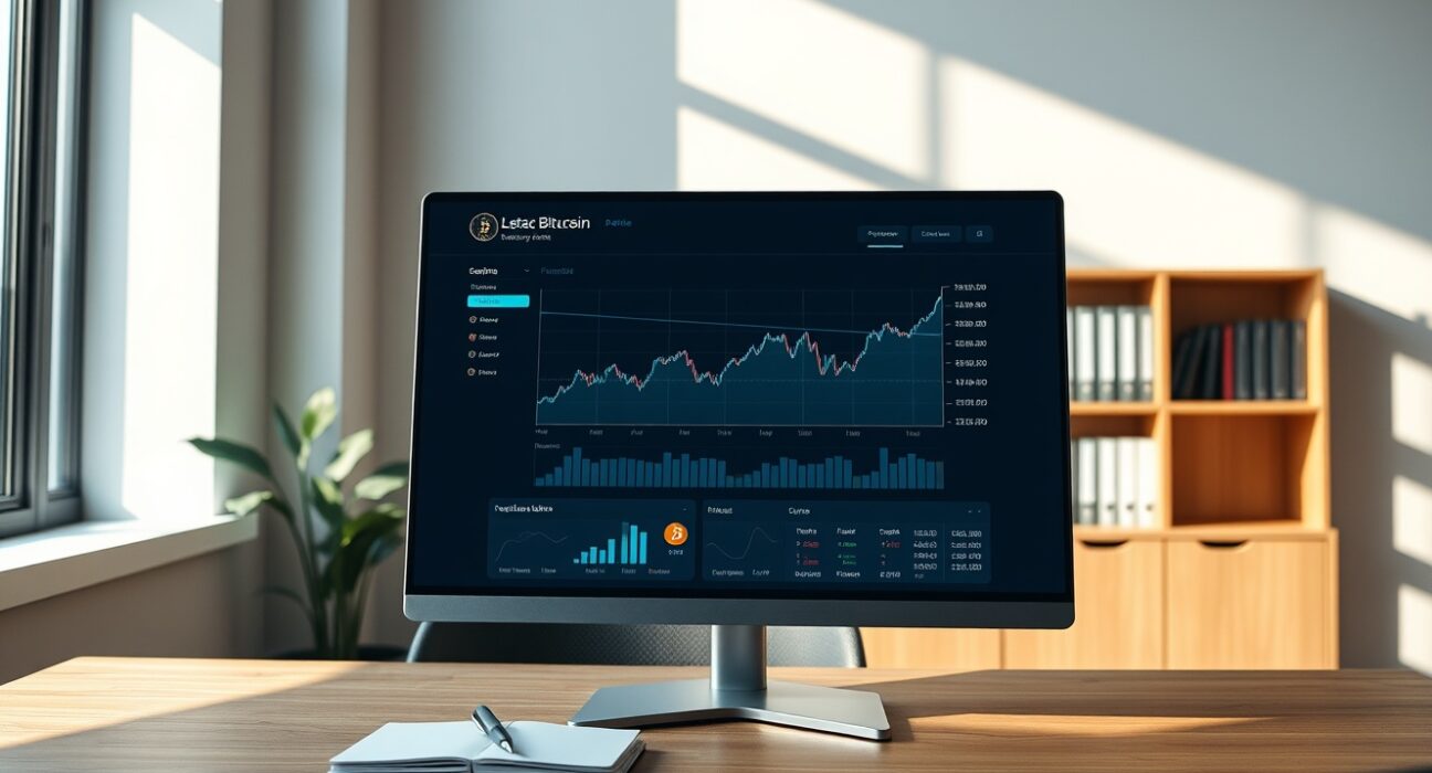 MicroStrategy's new Bitcoin per share metric displayed on a professional financial analysis dashboard.