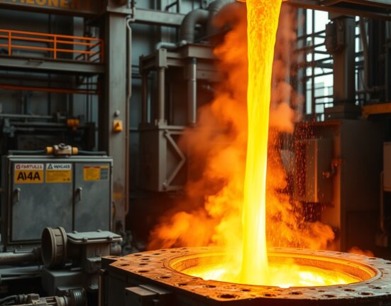 Molten aluminium production in industrial setting during supply shortage