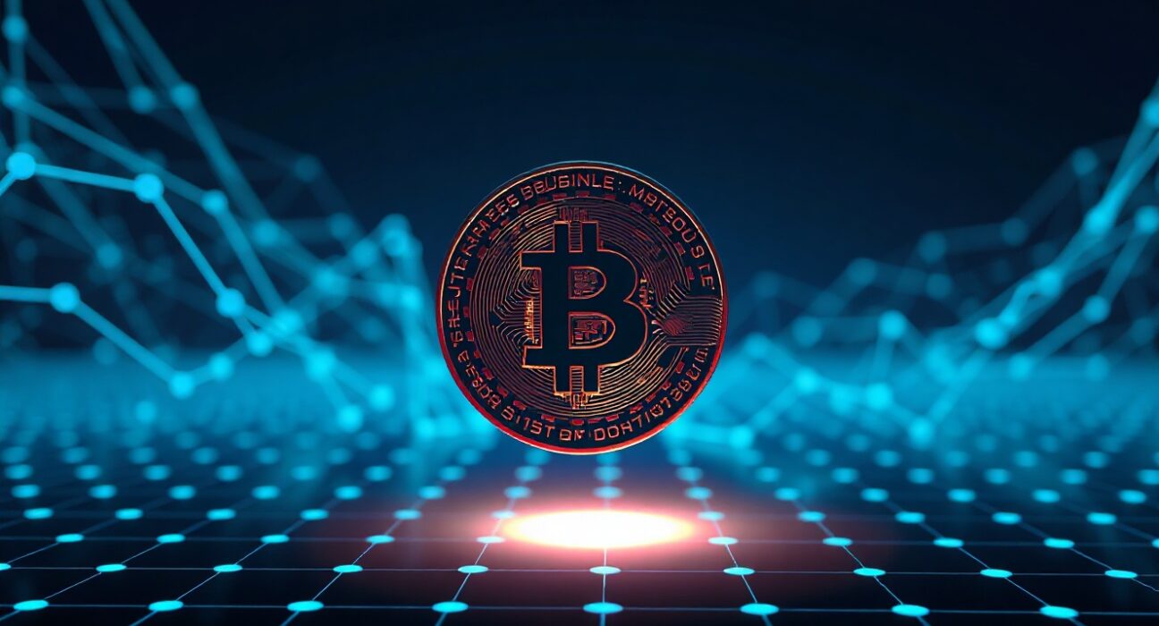 Digital stablecoin token on a blockchain network, symbolizing Miden's privacy-focused USDCx launch