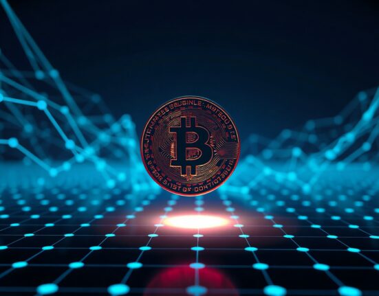 Digital stablecoin token on a blockchain network, symbolizing Miden's privacy-focused USDCx launch