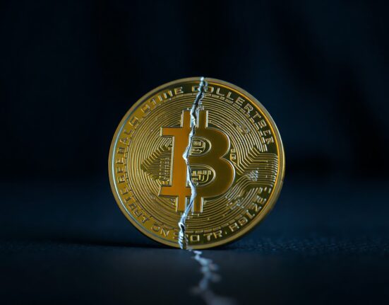 Cracked digital dollar bill representing the MIM stablecoin depeg to $0.49