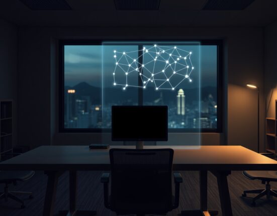 Abandoned office representing the collapse of the Mitosis Layer 1 cryptocurrency project in South Korea.