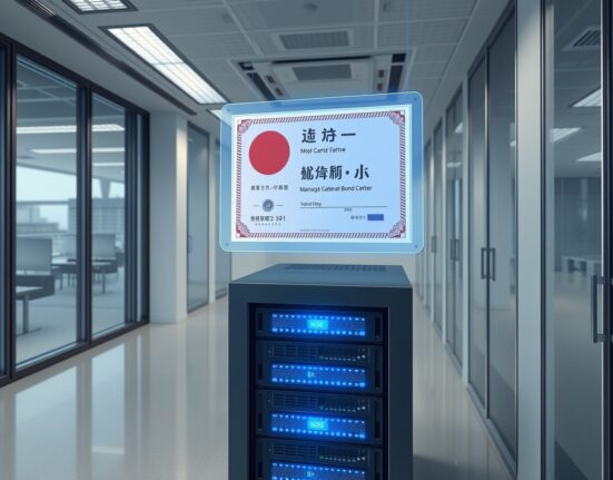 Digital representation of Japanese government bond collateral management using blockchain technology in a Tokyo financial center