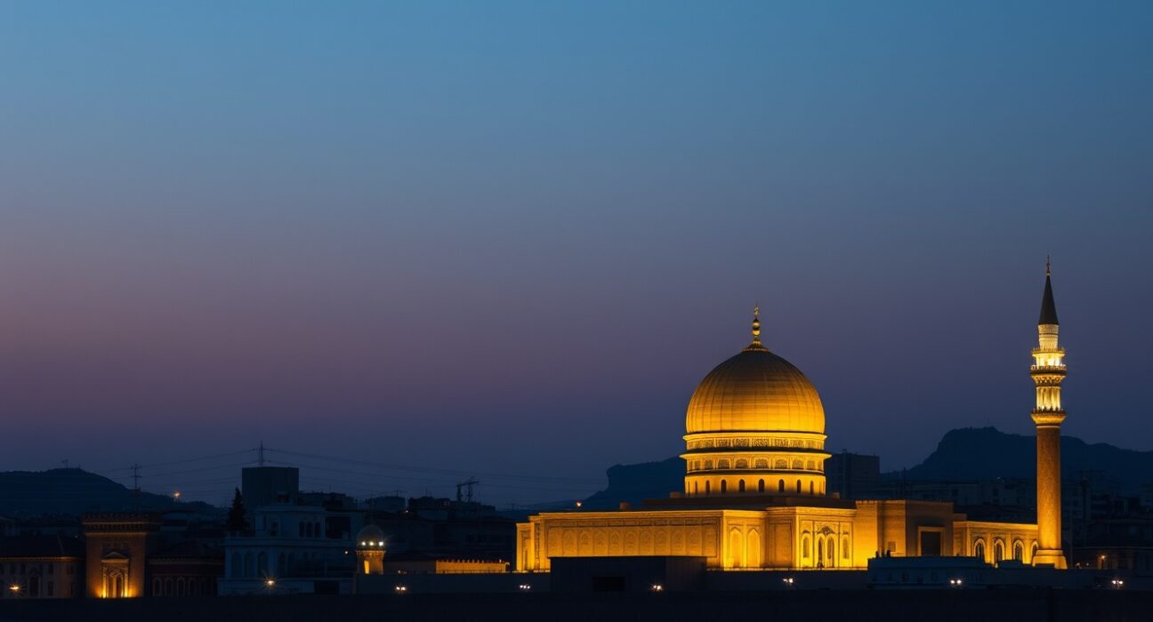 The holy city of Qom, Iran, where Supreme Leader Mojtaba Khamenei is reportedly receiving treatment.