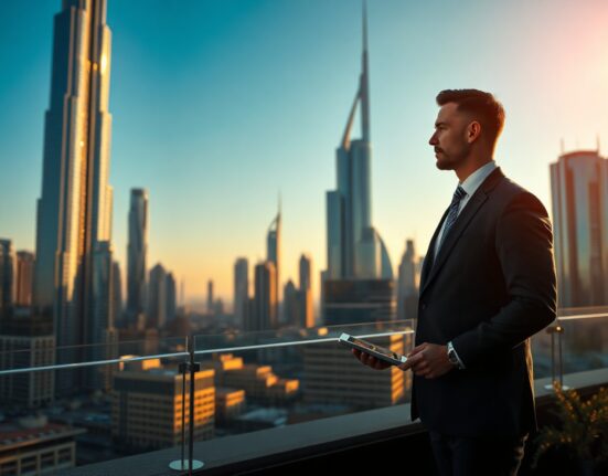 Moneta Markets secures CMA Category 5 licence in UAE, with Dubai skyline in background
