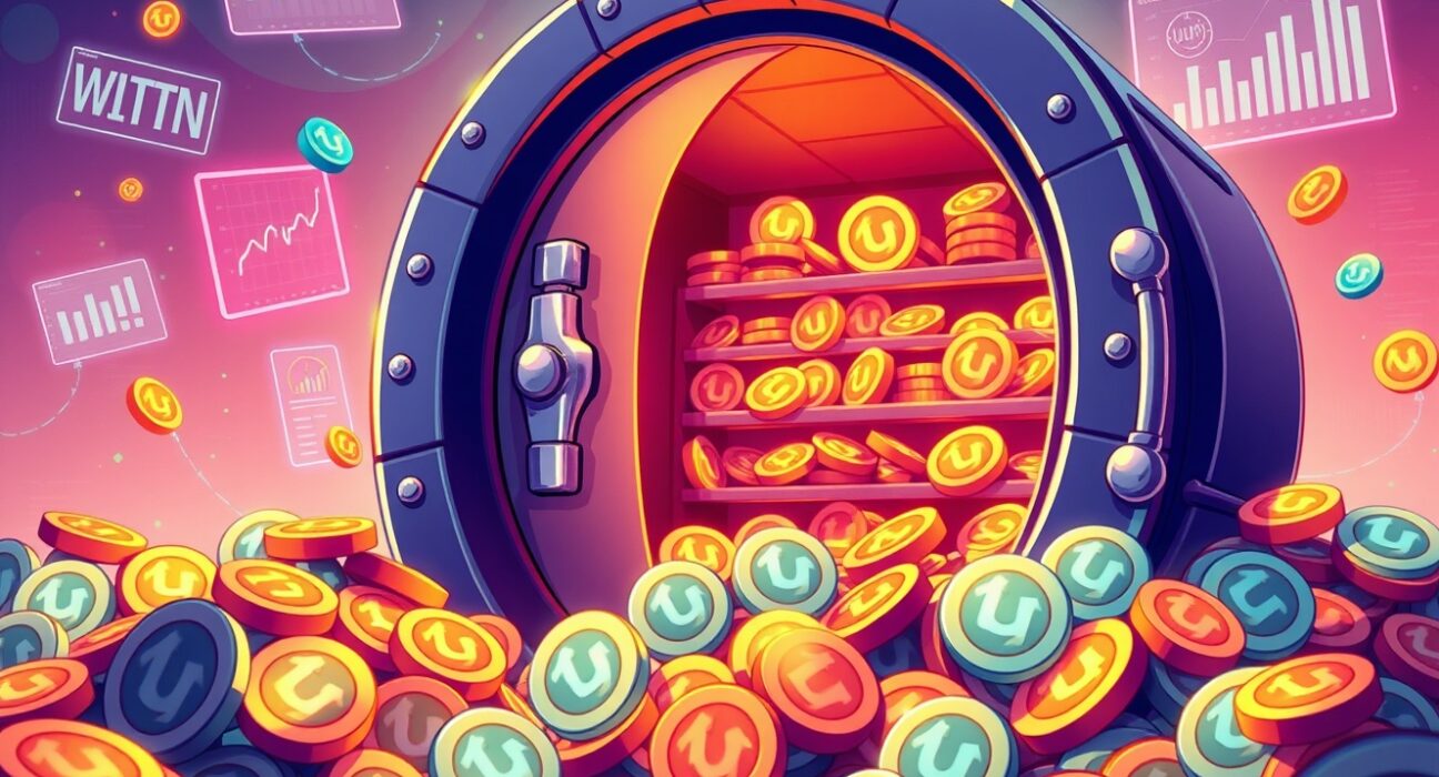 Massive UNI accumulation showing institutional investment in cryptocurrency tokens through digital vault