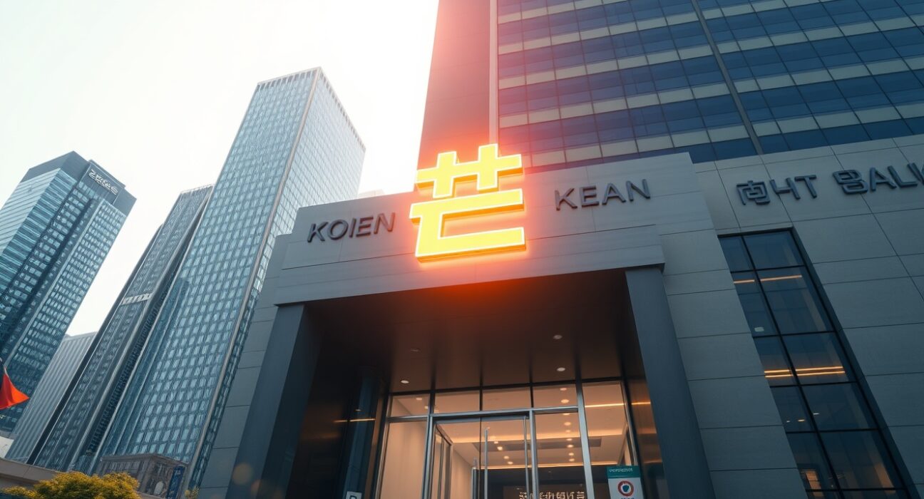 MoonPay and Woori Bank KRW stablecoin partnership announcement digital illustration