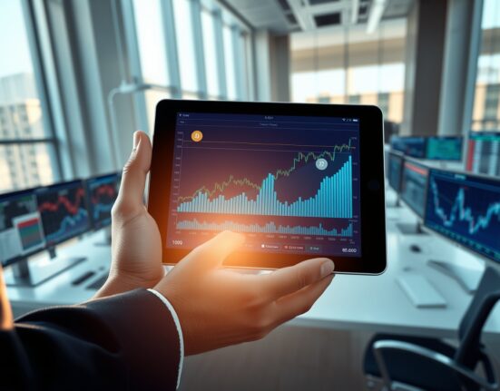 Analysis of Morgan Stanley Bitcoin ETF surpassing WisdomTree in investor inflows on a financial data tablet.