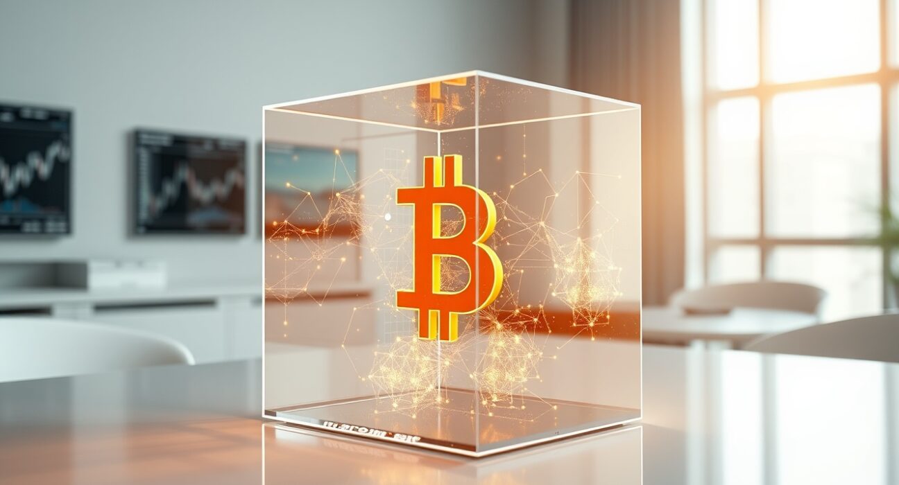 Financial data visualization representing Morgan Stanley Bitcoin ETF investment flows and institutional adoption.