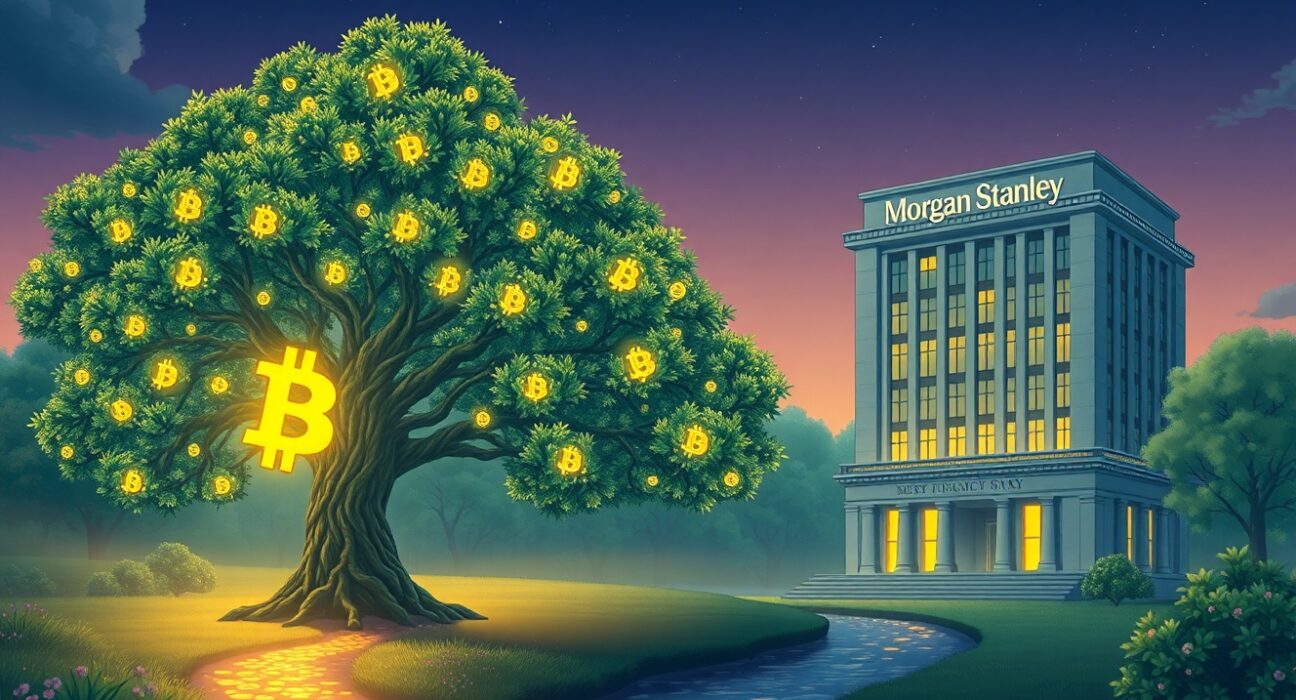 Morgan Stanley Bitcoin Trust filing represents institutional adoption of cryptocurrency for investors.