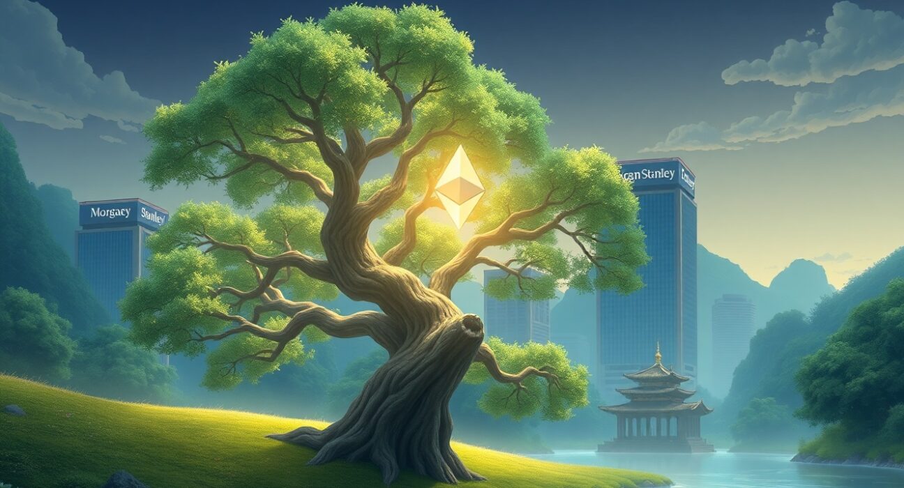 Morgan Stanley files for spot Ethereum ETF, blending traditional finance with blockchain innovation.